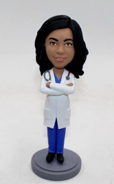 Custom bobbleheads-Doctor with stethoscope