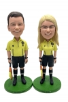 Custom bobbleheads Soccer Referee