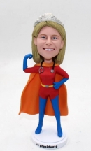 Custom superwoman doctor bobblehead