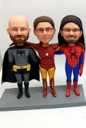 Custom superhero bobbleheads