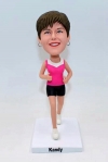 custom bobblehead doll Running