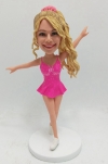 Figure skater personalised bobble heads