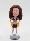 Custom cheer leader bobblehead