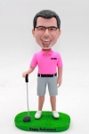 custom golfer bobblehead - Best retirement gift