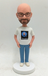 Custom bobbleheads-Man in casual