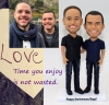 Gay anniversary bobbleheads