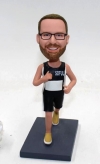 Runner custom bobblehead doll