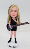 Personalised bobblehead doll- Singing with bass guitar