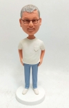 Personalised male bobblehead doll