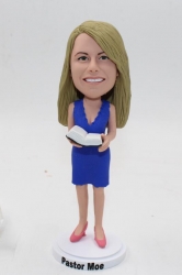 custom bobbleheads female pastor