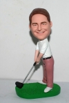 Custom bobblehead golfer