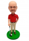 Custom golf bobblehead 60th birthday gift