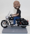 Custom bobblehead Driving Motorcycle