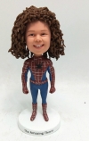 Custom Spider superhero bobblehead