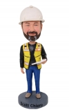 Custom Bobblehead Construction Worker Retired gift Custom Bobblehead Construction Worker Retired gift