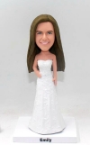 Custom bride bobblehead