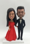 Custom Bobbleheads Wedding Cake Topper