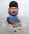 Man on toilet bobblehead