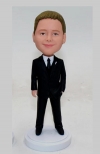 Junior groomsman custom bobble heads