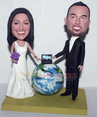 Custom bobbleheads-Movie character themed wedding gifts - Click Image to Close