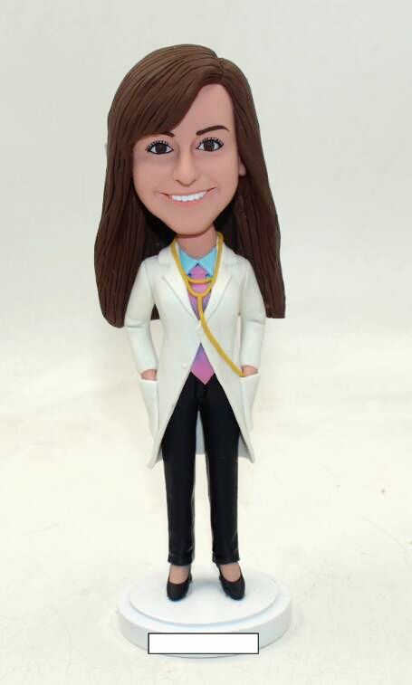 Custom Doctor bobblehead for female - Click Image to Close