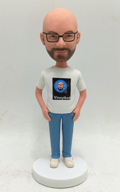 Custom bobbleheads-Man in casual - Click Image to Close