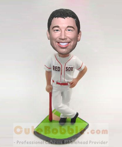 Red Sox custom baseball bobblehead - Click Image to Close