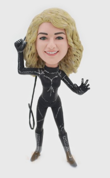 Custom Catwoman bobblehead - Click Image to Close