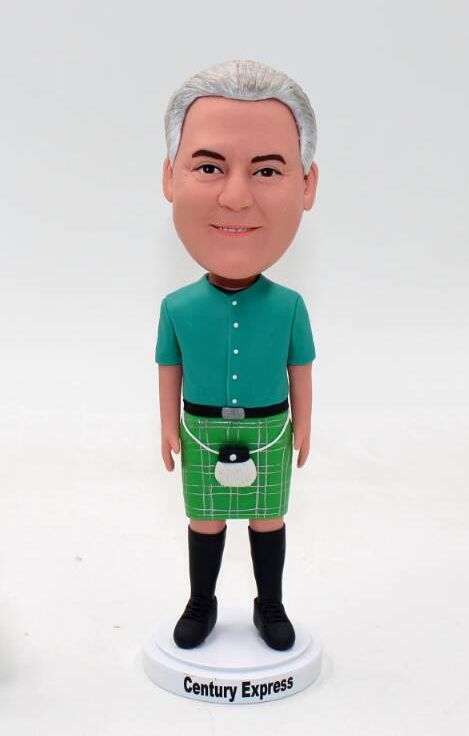 Custom bobblehead in Kilt - Click Image to Close