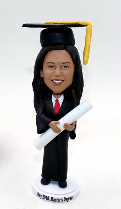 Graduation Bobblehead Doll - Click Image to Close