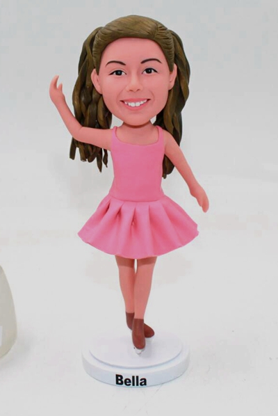 Custom ballet dancer bobbleheads - Click Image to Close