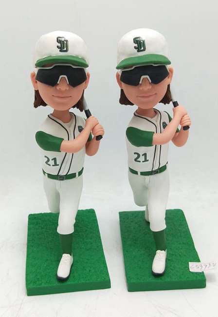 Custom San Diego baseball player bobblehead - Click Image to Close